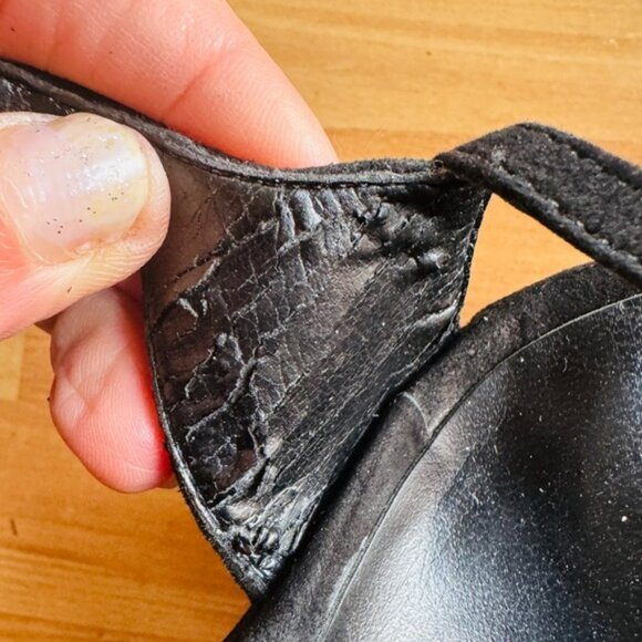 Jessica Simpson black spiked strappy sandals size 6 - Picture 11 of 14